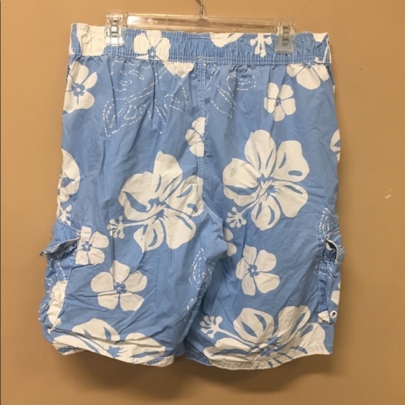 Swim Trunks Old Navy  Floral Hawaiian Print  L - Picture 2 of 5